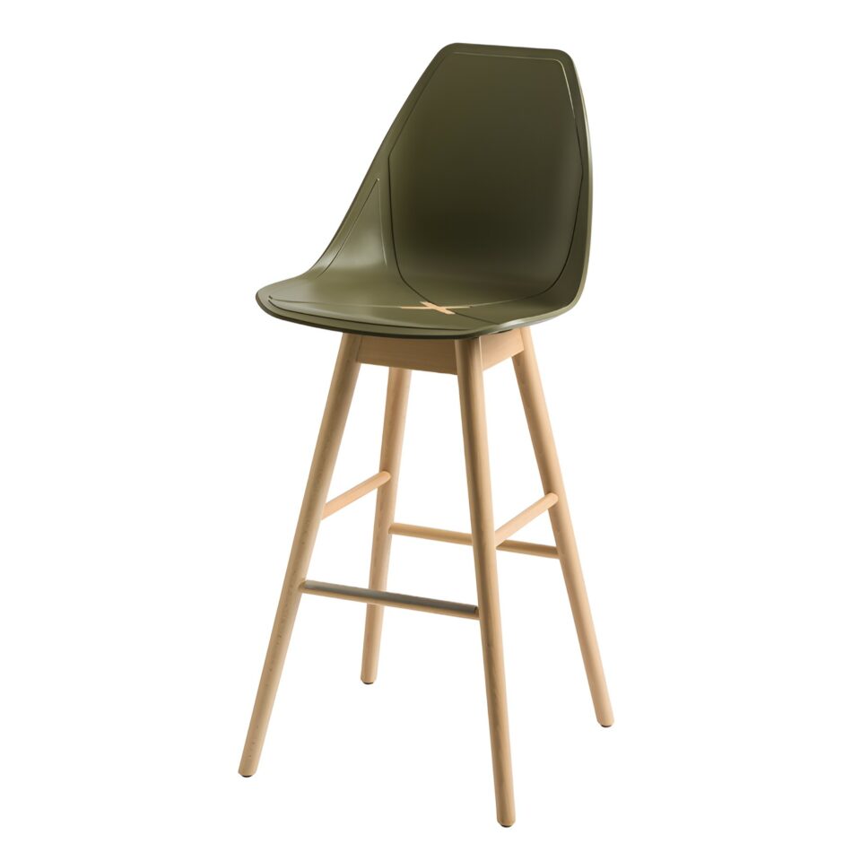 X STOOL WOOD 2